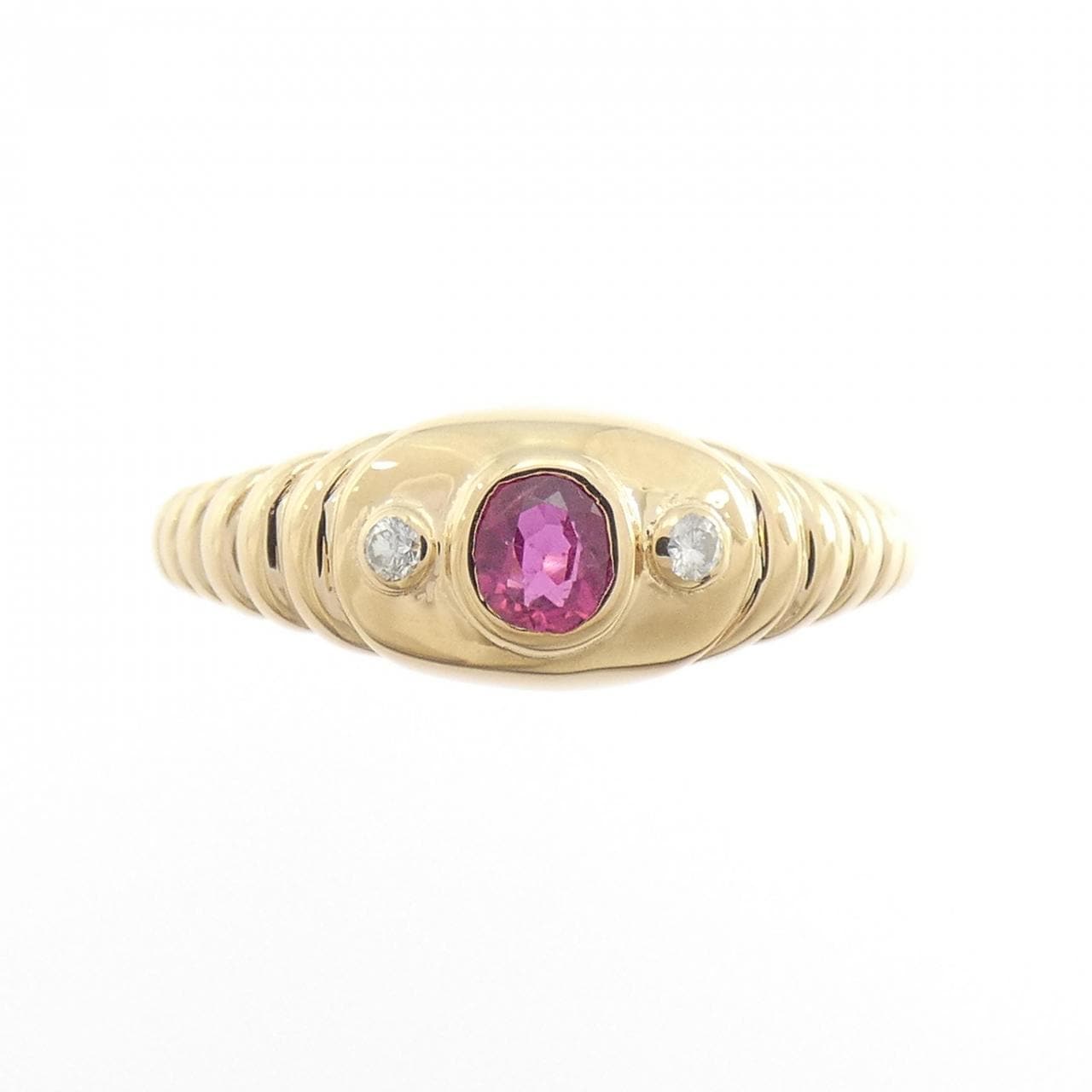 K18YG ルビー リング