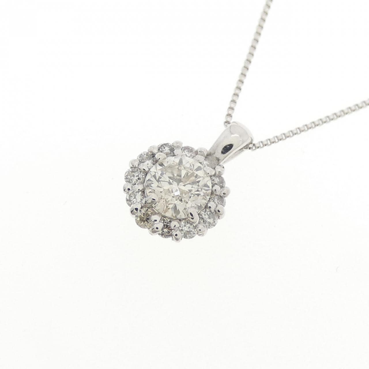 K10WG ダイヤモンド ネックレス 0.27CT