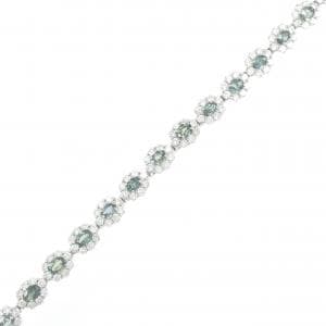 【新品】PT900/PT850 アレキサンドライト ブレスレット 1.77CT