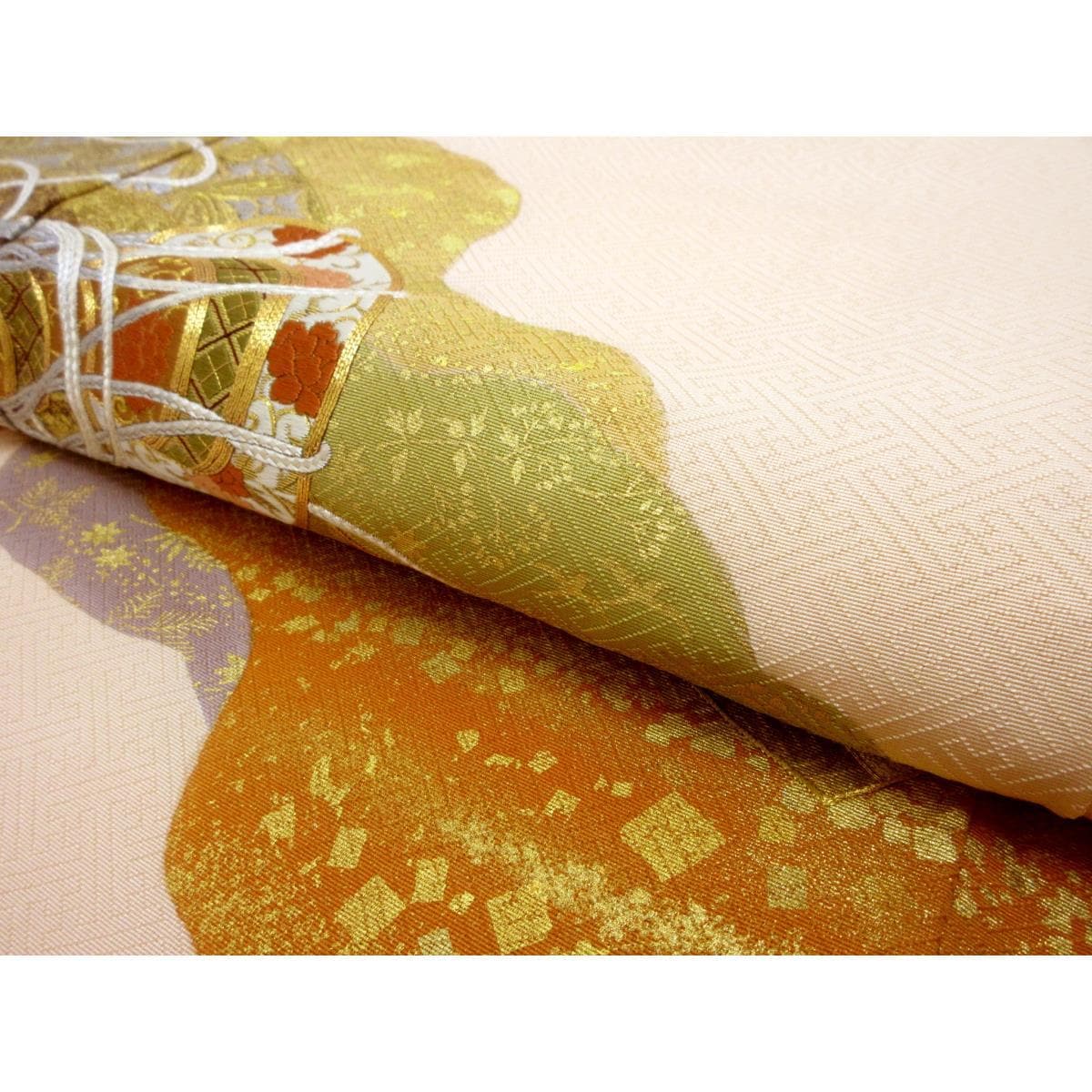 【未使用品】色留袖　隅切角に三木【千總】