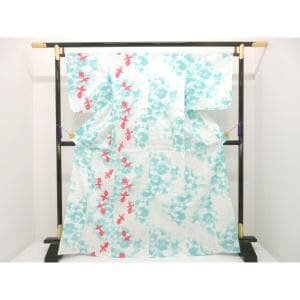 【新品】女ゆかた　片身替わり　トールサイズ