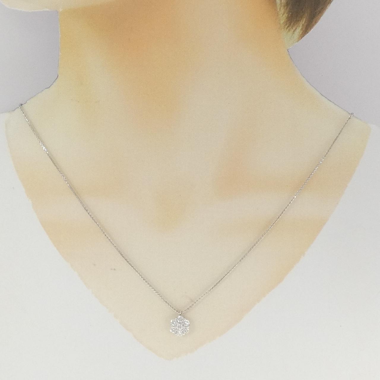 PT900/PT850 ダイヤモンド ネックレス 0.71CT