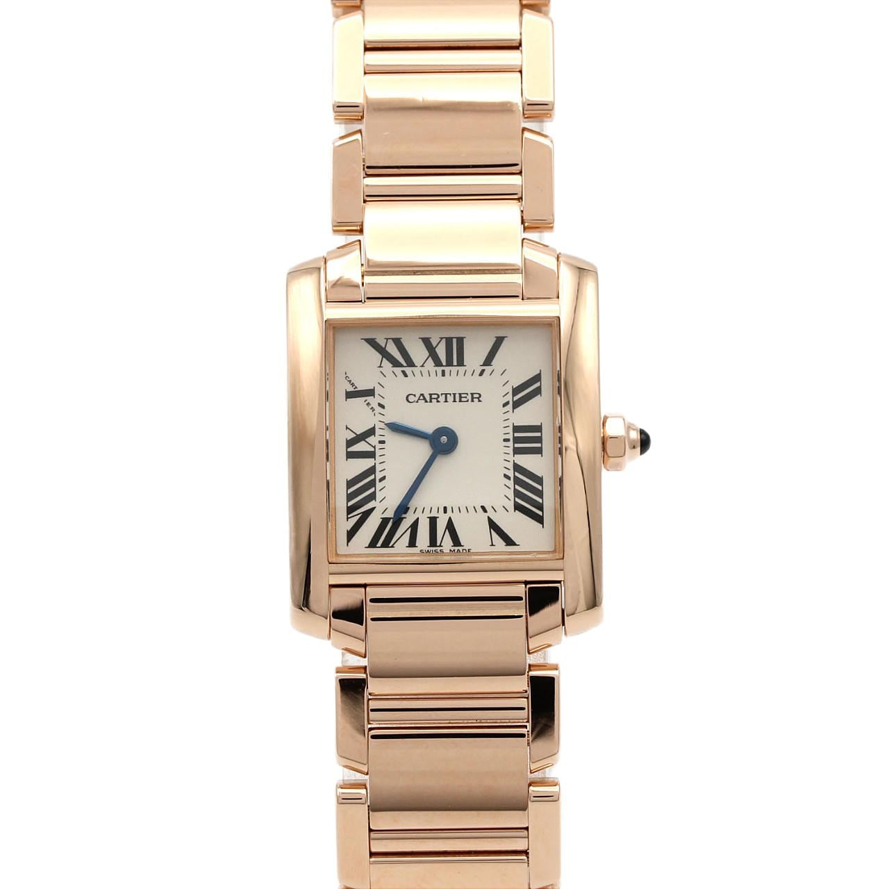 カルティエ タンクフランセーズSM PG W500264H PG･RG クォーツ