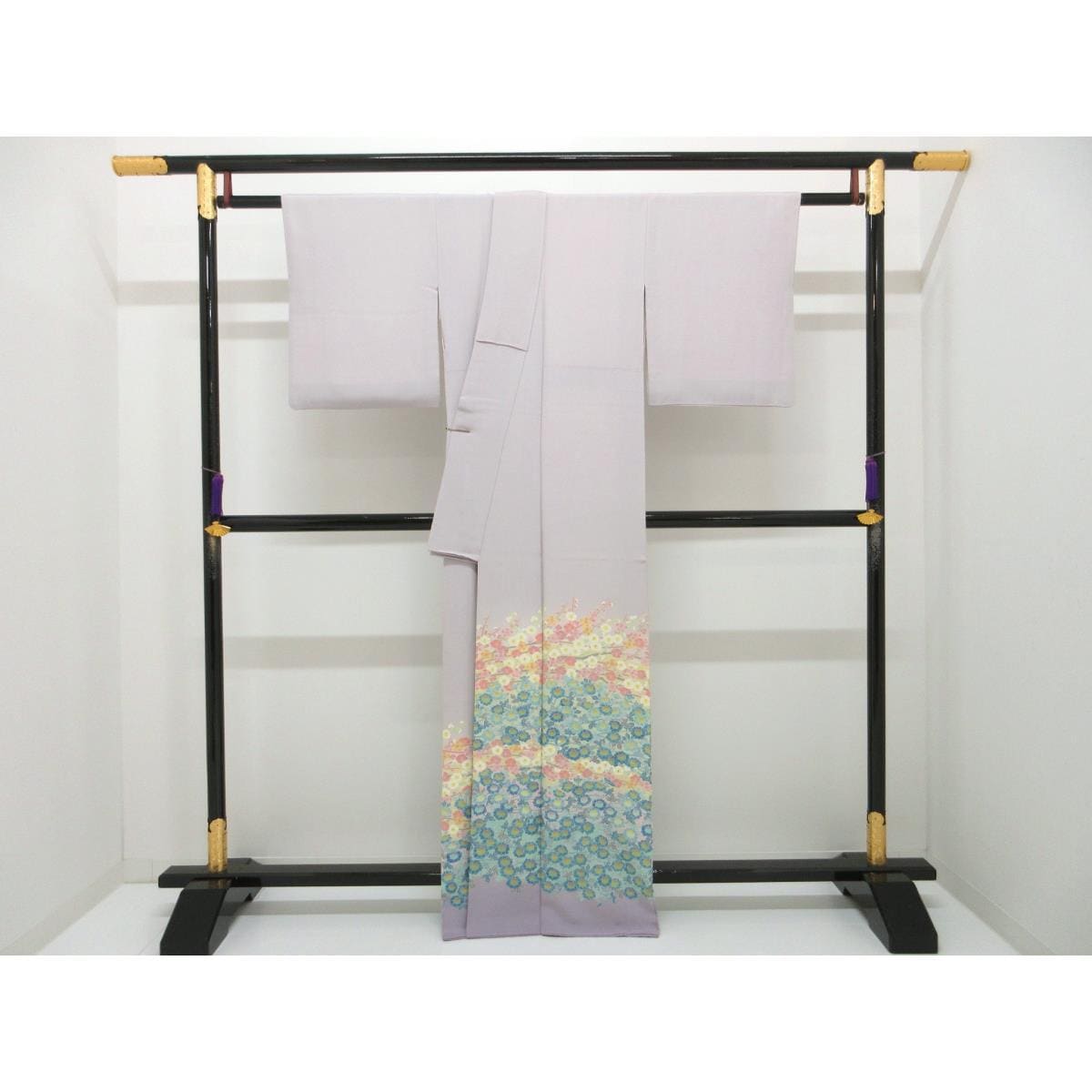 色留袖　訪問着兼用　百貫華峰　丸に梅鉢【本加賀友禅】