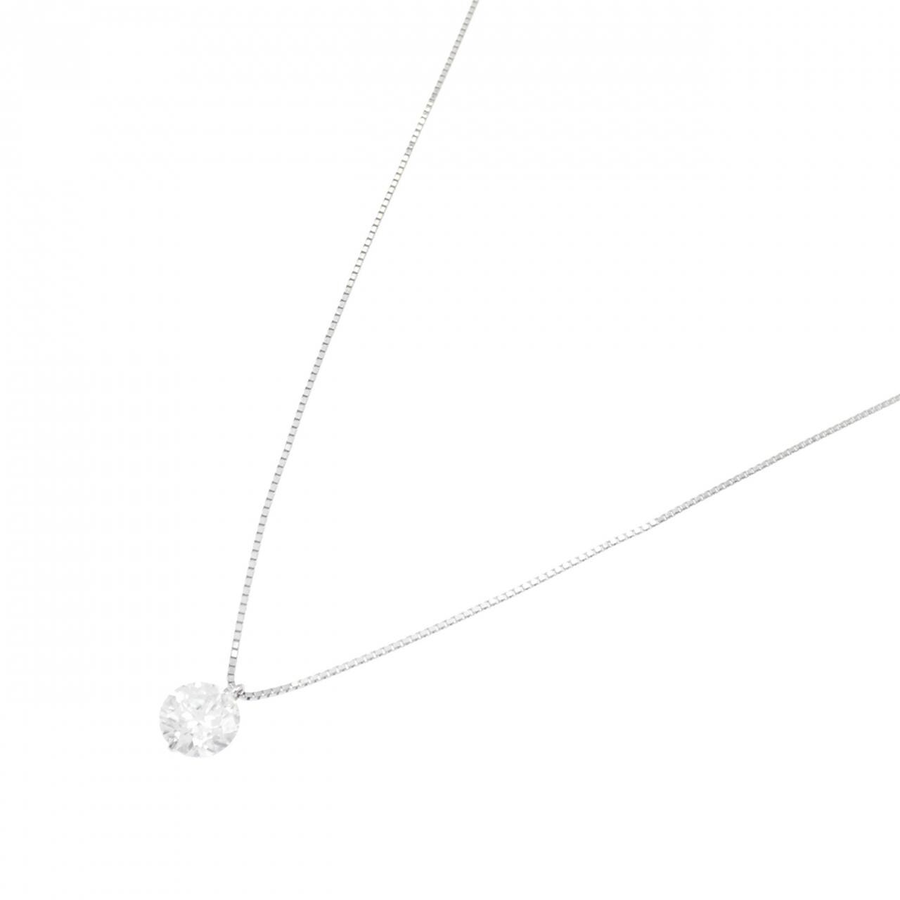 PT850 ソリティア ダイヤモンド ネックレス 0.57CT