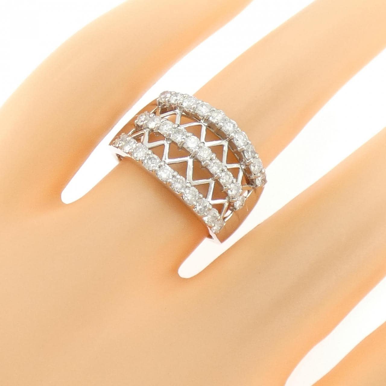 PT900 ダイヤモンド リング 1.02CT