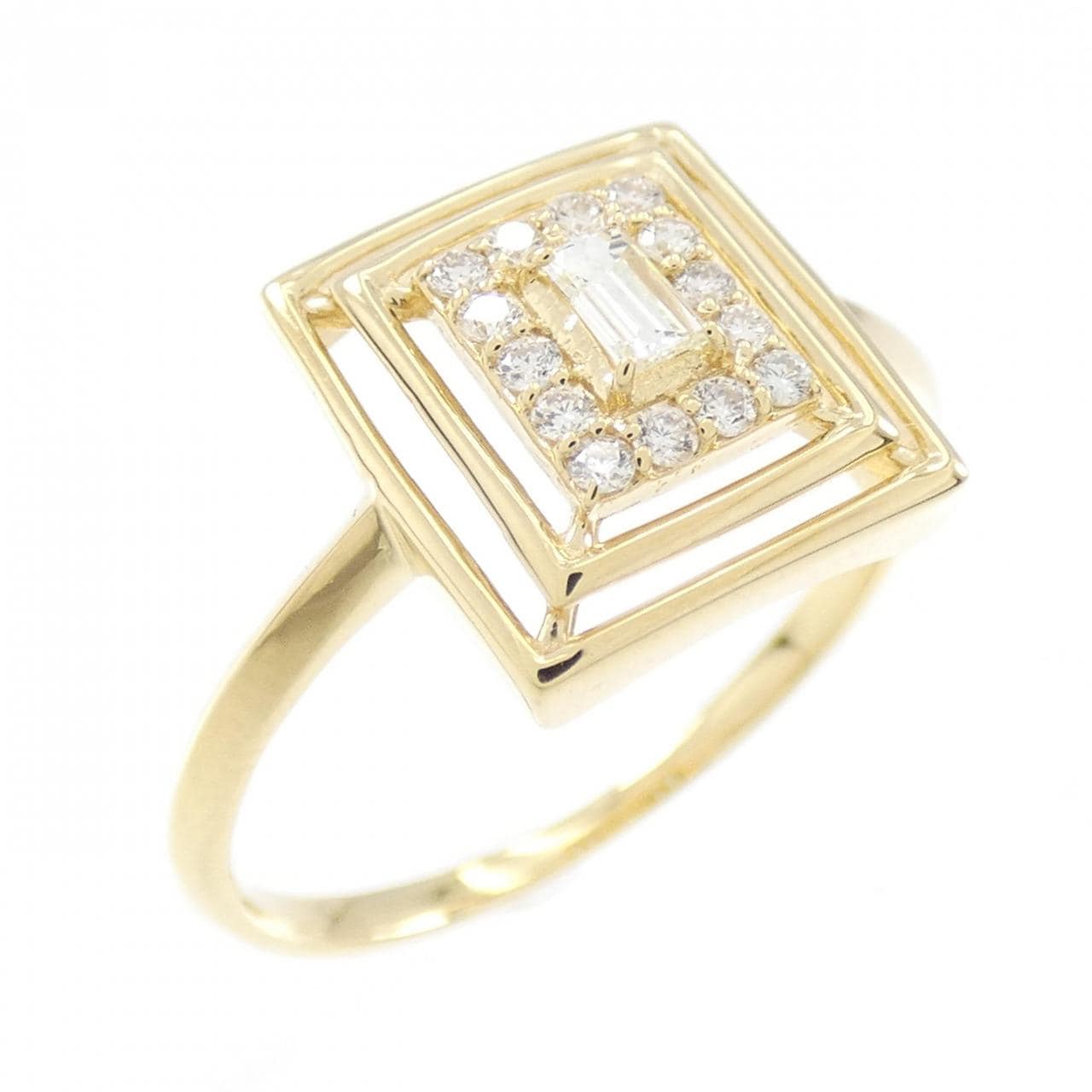【新品】K18YG ダイヤモンド リング 0.15CT
