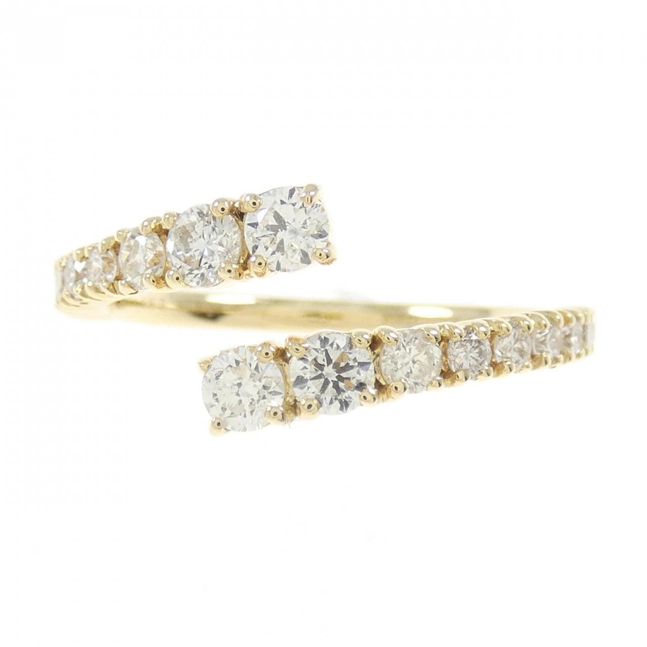 【新品】K18YG ダイヤモンド リング 0.63CT