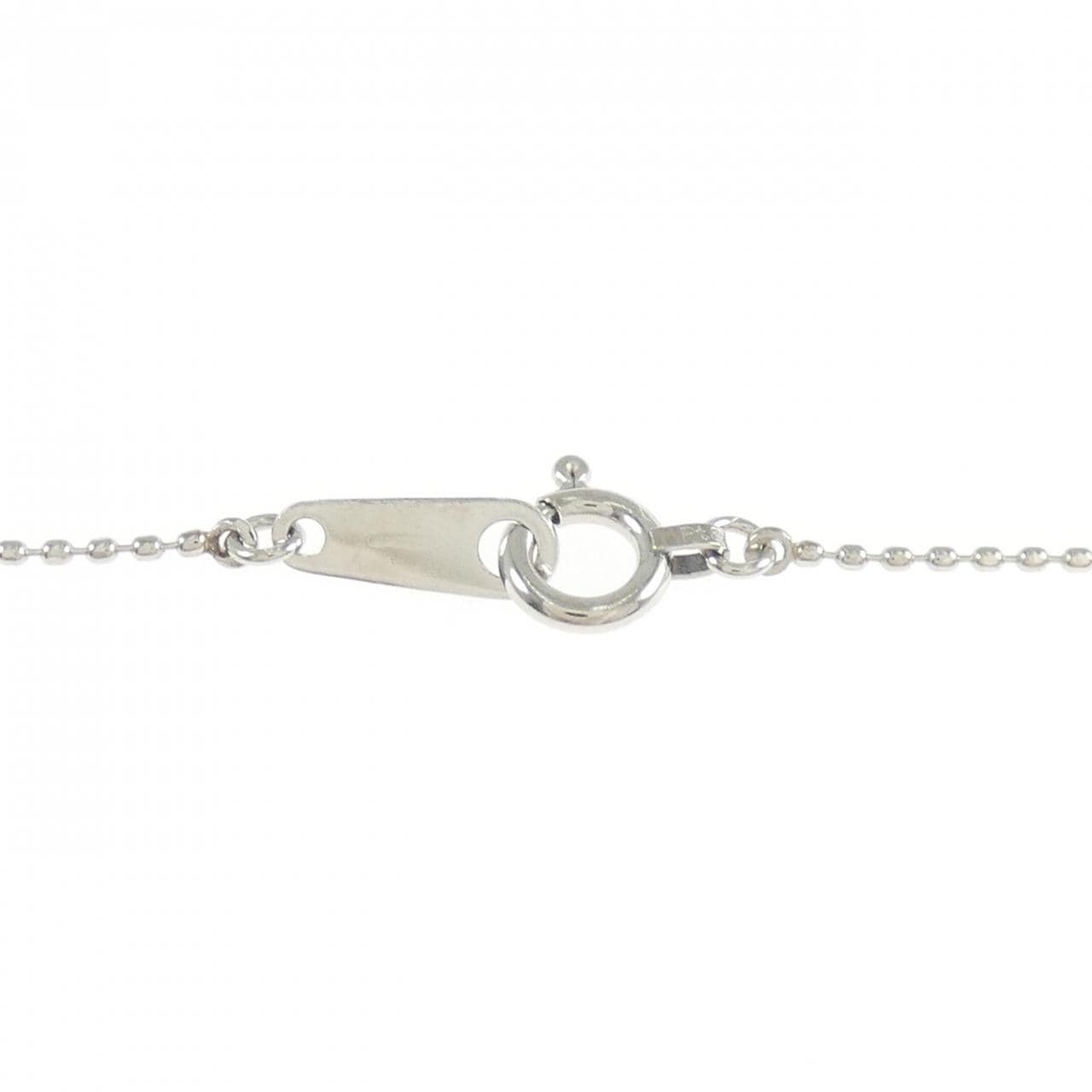 PT900/PT850 グリーンガーネット ネックレス 0.44CT