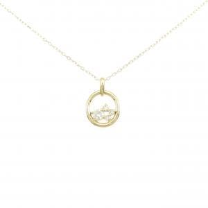 K18YG ダイヤモンド ネックレス 0.20CT