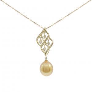 K18YG 白蝶パール ネックレス