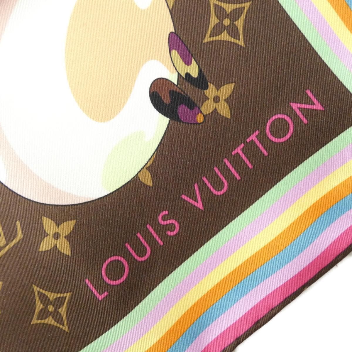 【未使用品】ルイヴィトン　モノグラム（ＬＶｘＴＭ）　カレ　スーパーフラット　Ｍ９６２７４　スカーフ