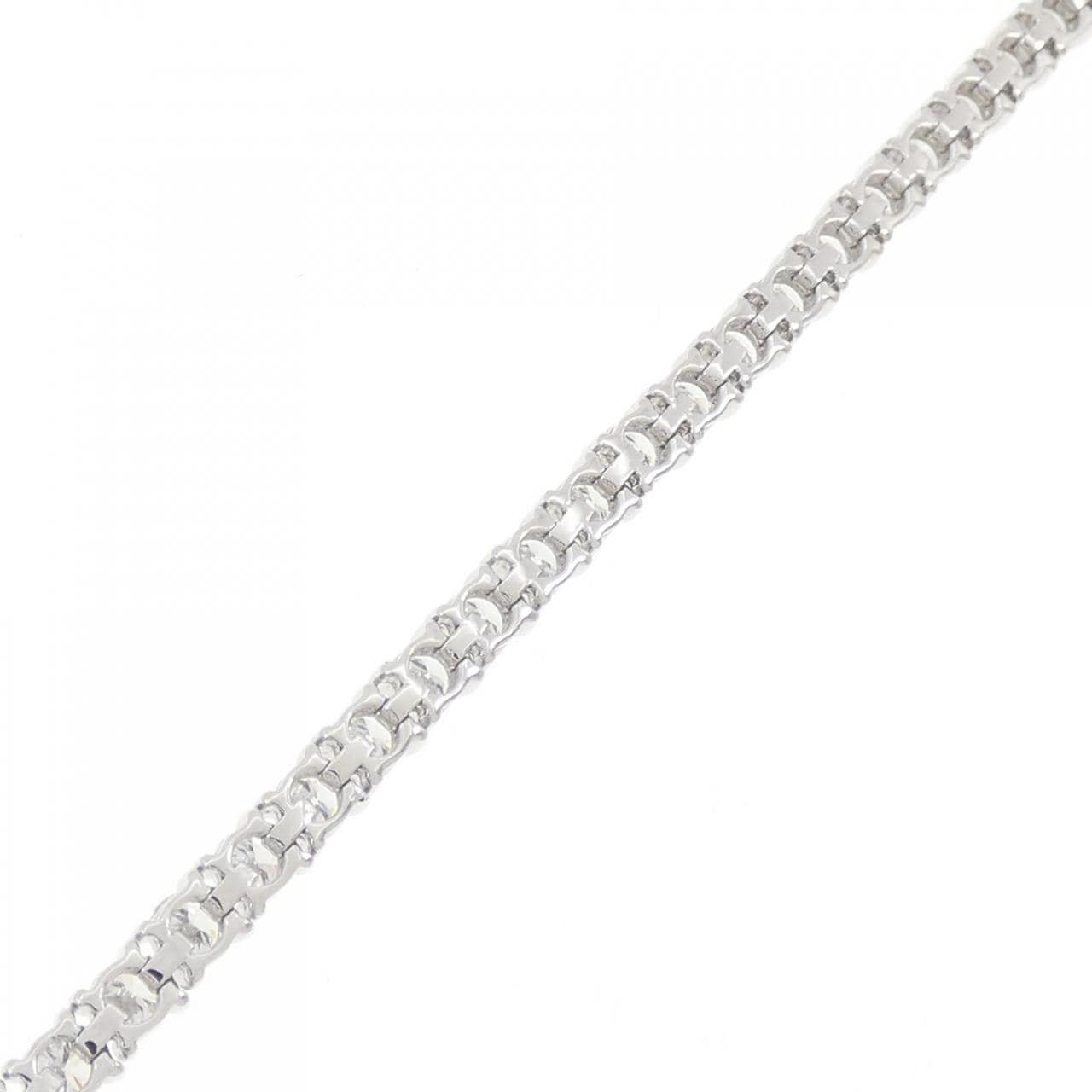 PT850/K18WG ダイヤモンド ブレスレット 5.01CT