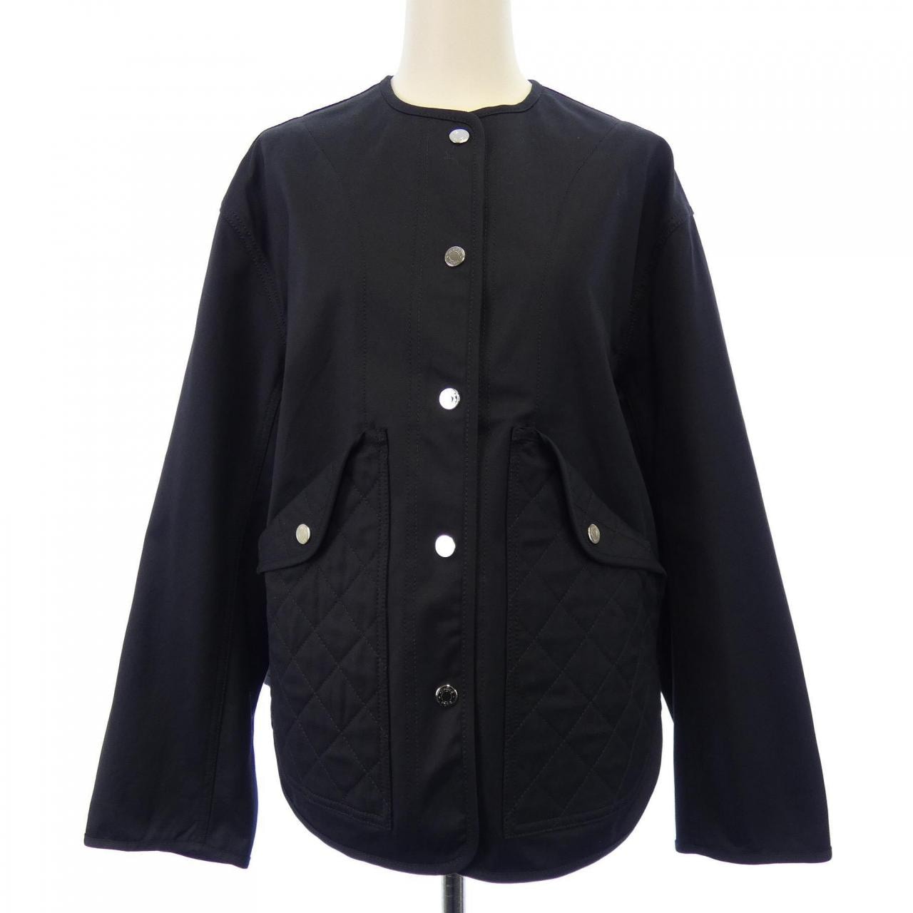エルメス HERMES JACKET WITH EQUESTRIAN DETAILS 5E0163DQ ノーカラージャケット