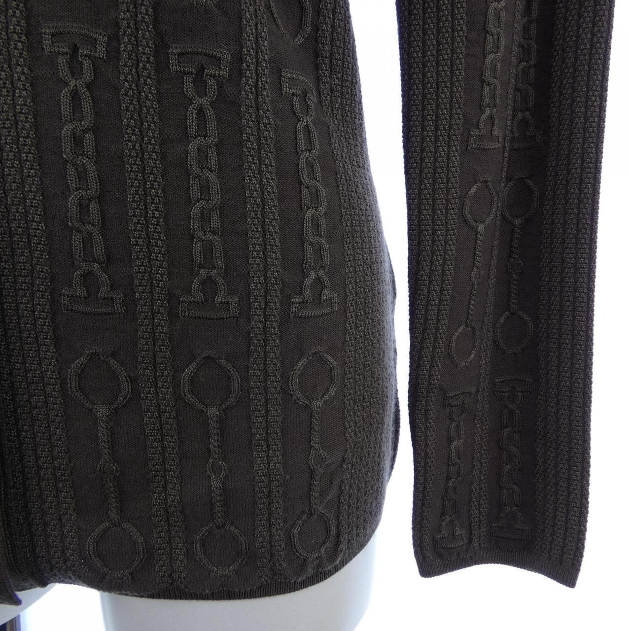 エルメス HERMES シャツカーディガン EFFET KALEIDOSCOPE 4H2729DG カーディガン