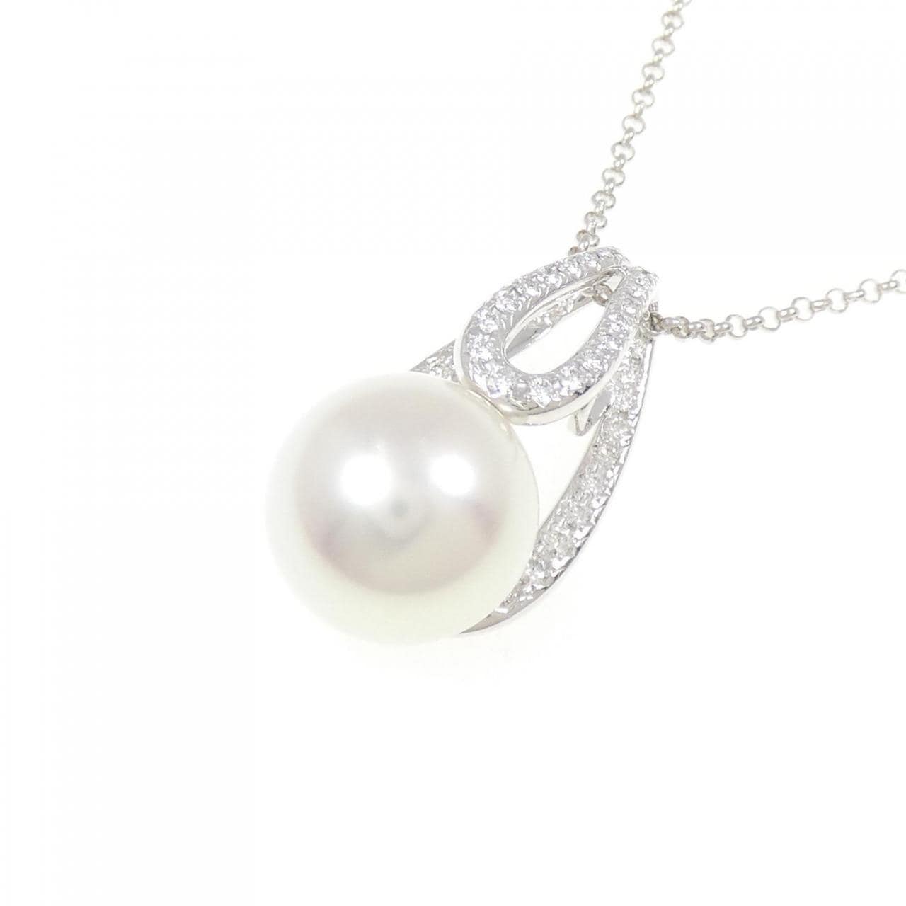 タサキ 白蝶パール ネックレス 14.4mm