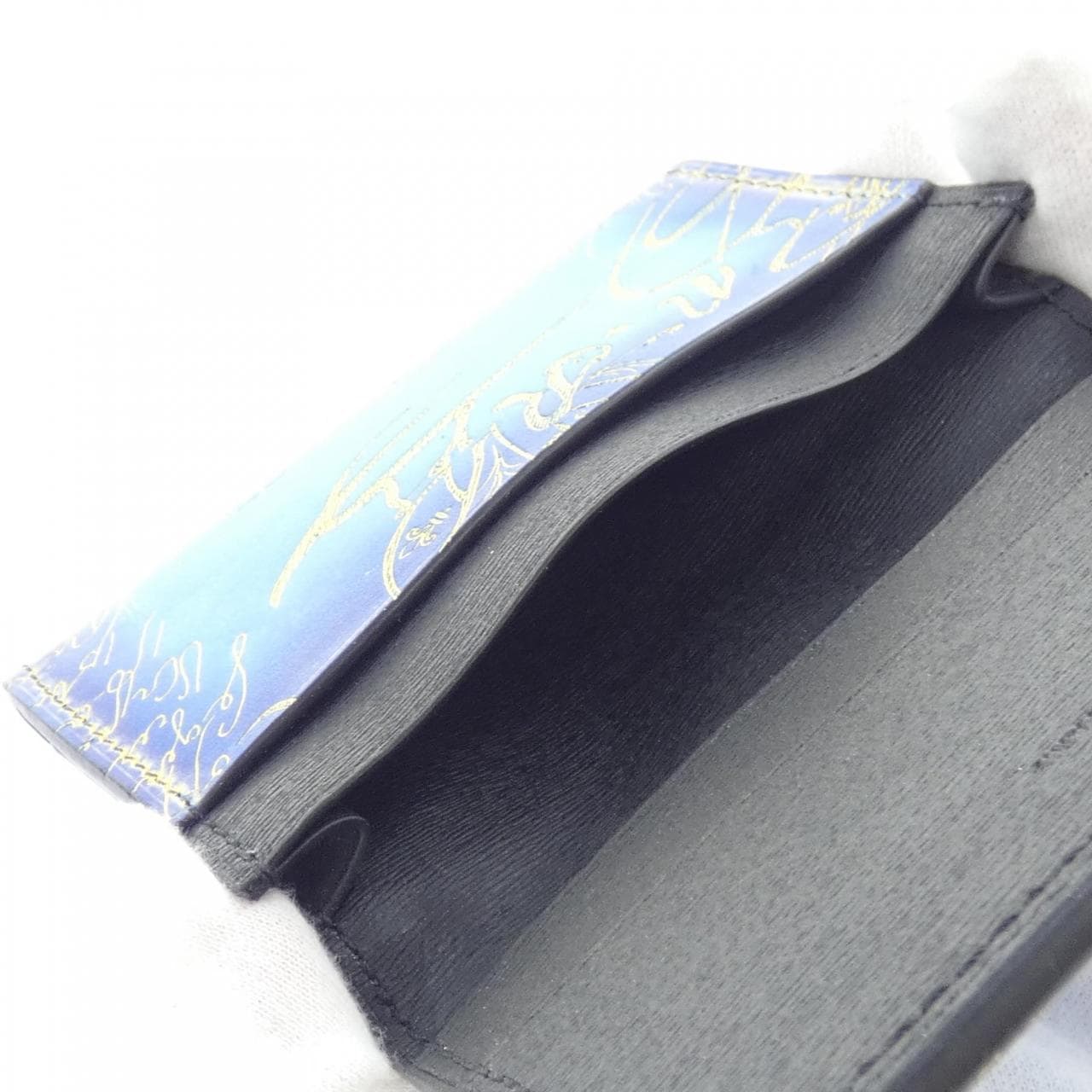 ベルルッティ Berluti インブイアスクリットレザーカードホルダー CARD CASE