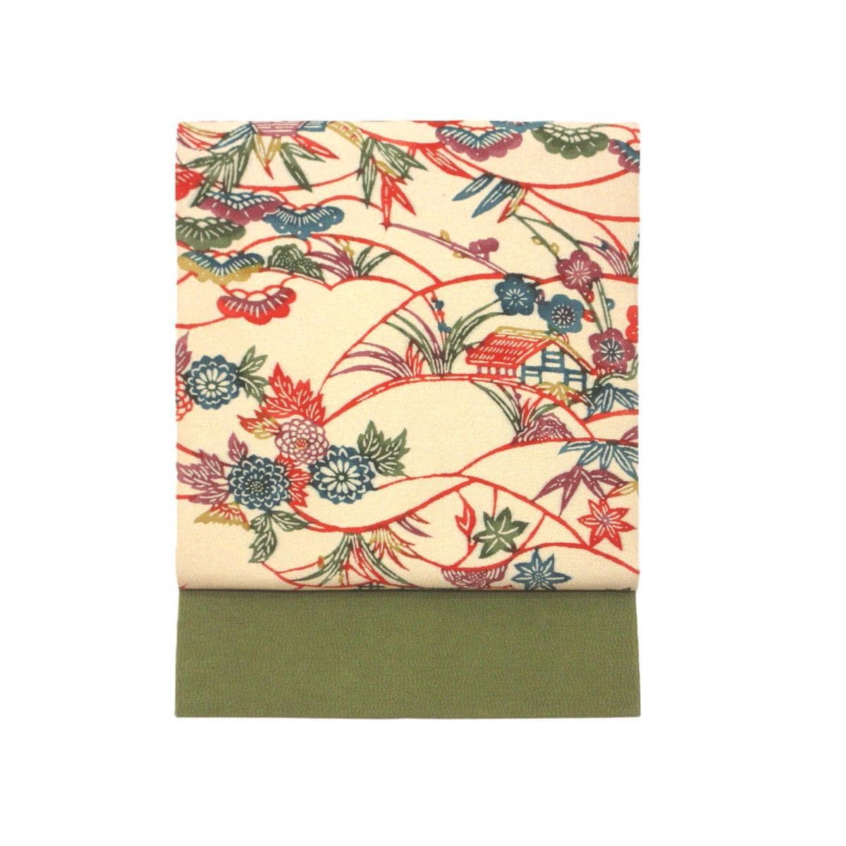 名古屋帯　全通柄