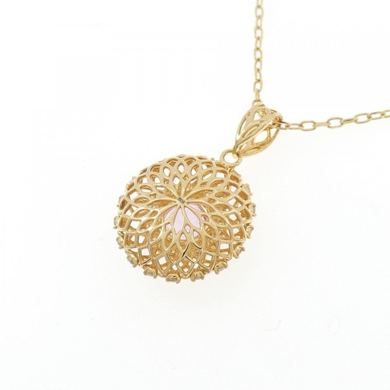 K18YG サファイヤ ネックレス