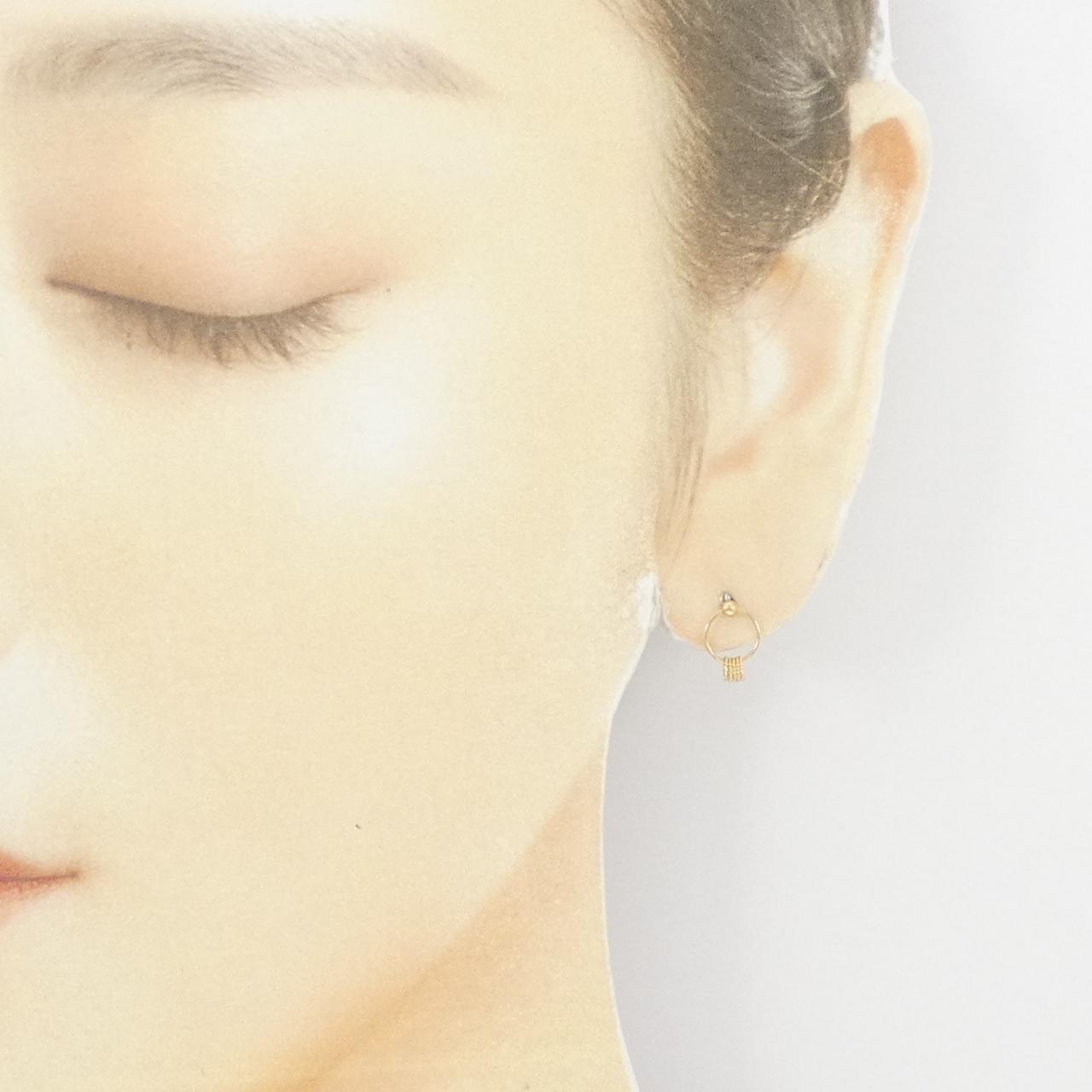 K18YG earrings