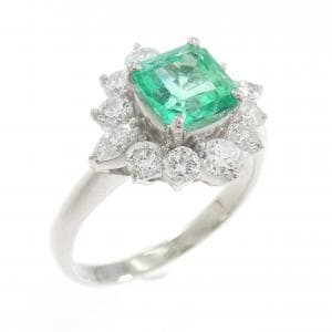 PT900 エメラルド リング 0.86CT