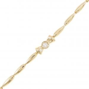 K18YG ダイヤモンド ブレスレット 0.07CT