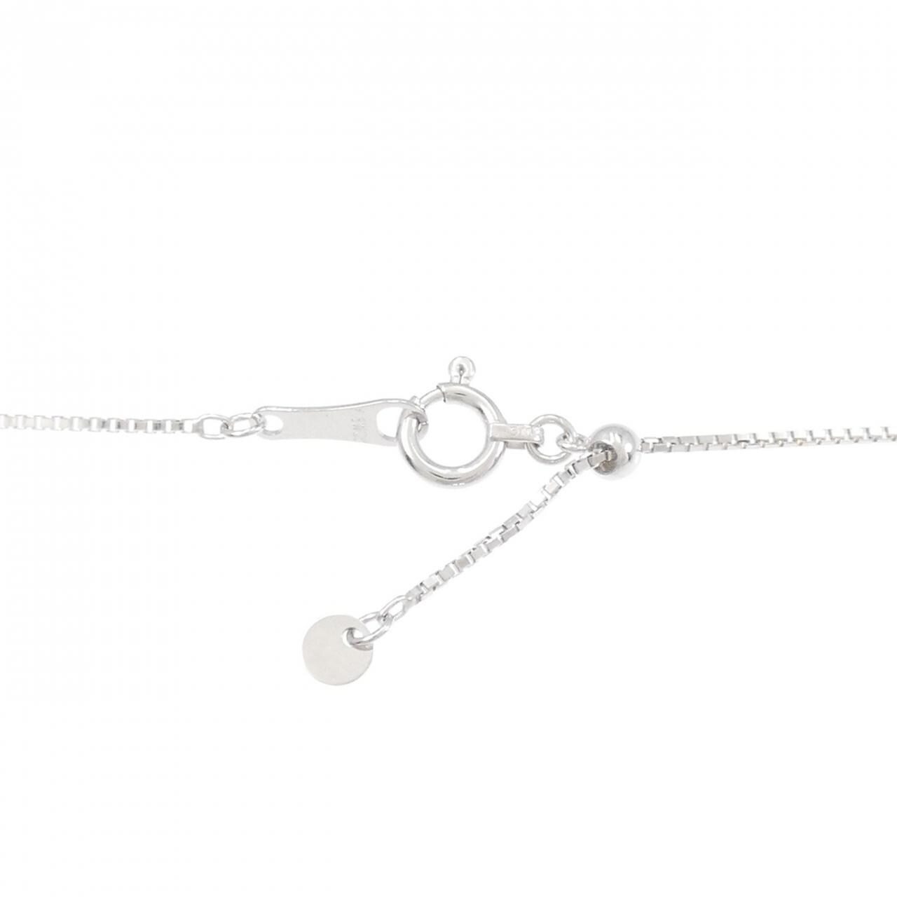 K18WG ダイヤモンド ネックレス 0.50CT