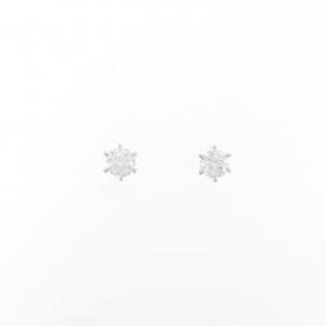 【リメイク】PT900/ST ダイヤモンド ピアス 0.309CT 0.320CT D IF 3EXT H&C