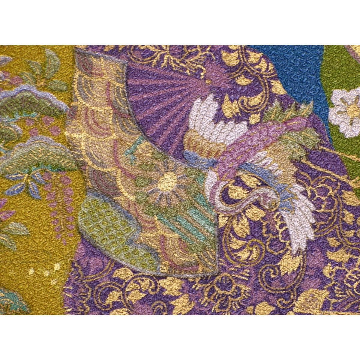 【未使用品】袋帯　全通柄【前田仁仙】
