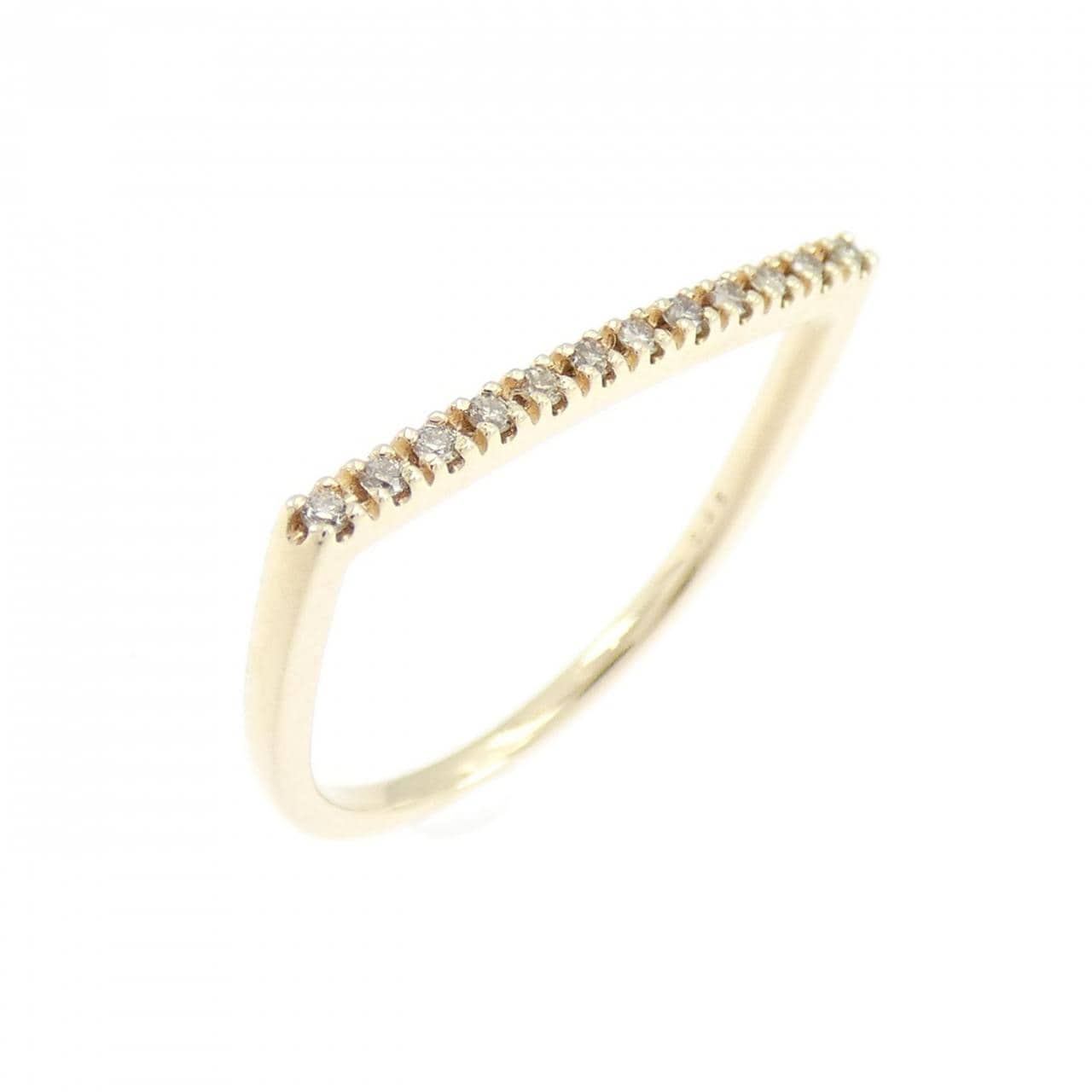 ヒロタカ Uシェープ リング 0.06CT