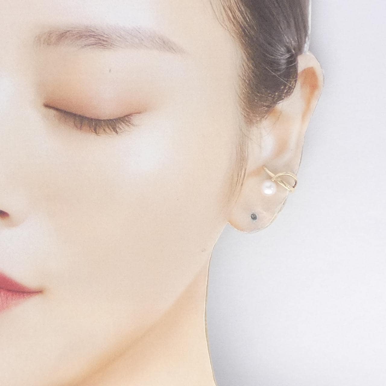 スタージュエリー アコヤパール イヤーカフ 6.3mm 片耳