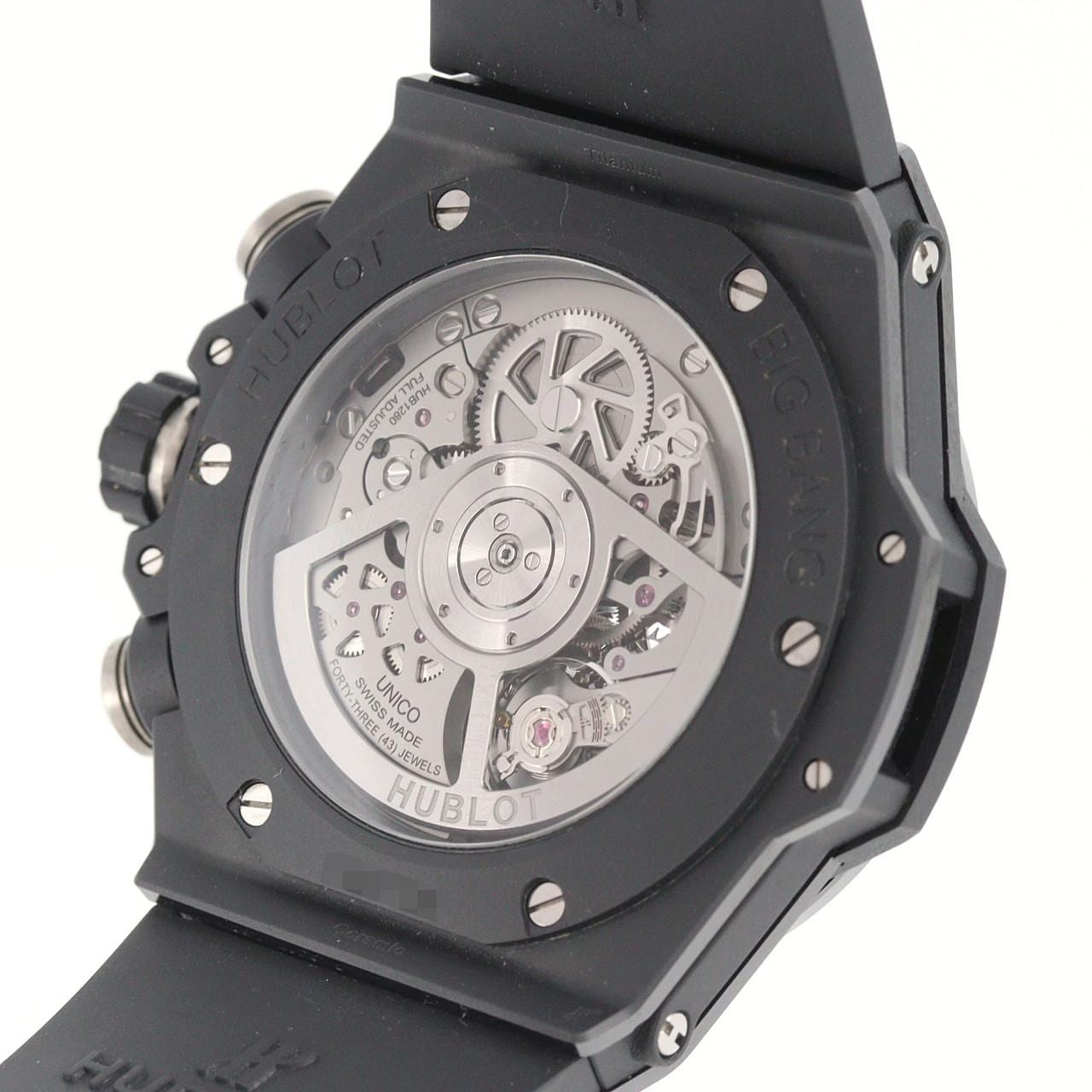 ウブロ ビッグバンウニコブラックマジック 421.CI.1170.RX セラミック 自動巻