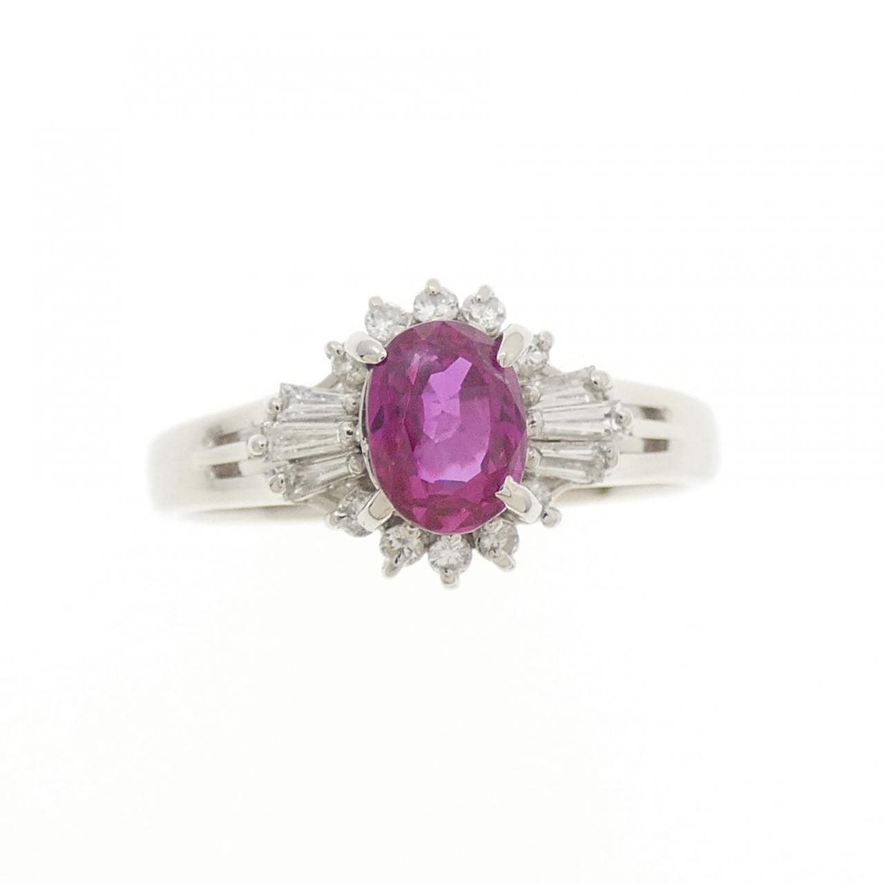 PT900 ルビー リング 0.88CT