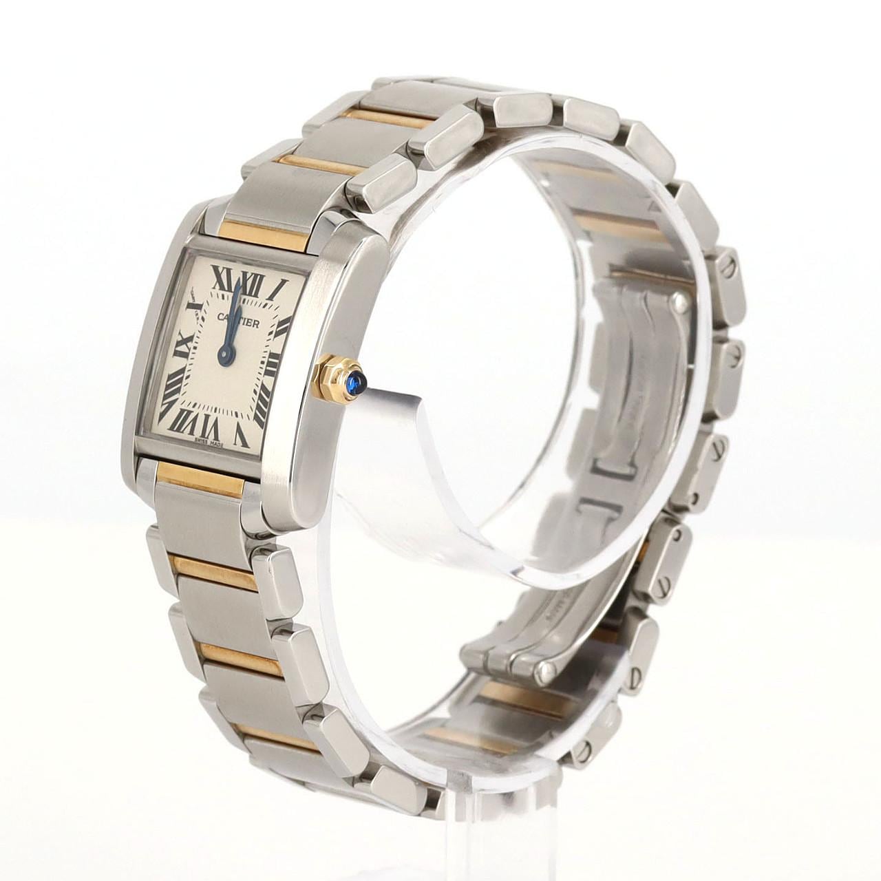 Cartier Tank Francaise SM 兩色 W51007Q4 SSxYG石英