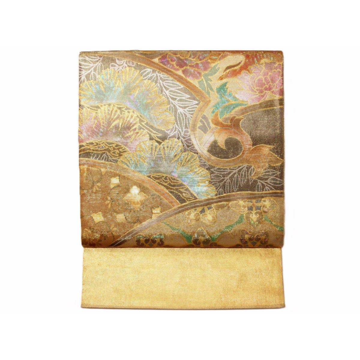 【未使用品】袋帯　川島織物　引箔　螺鈿加工