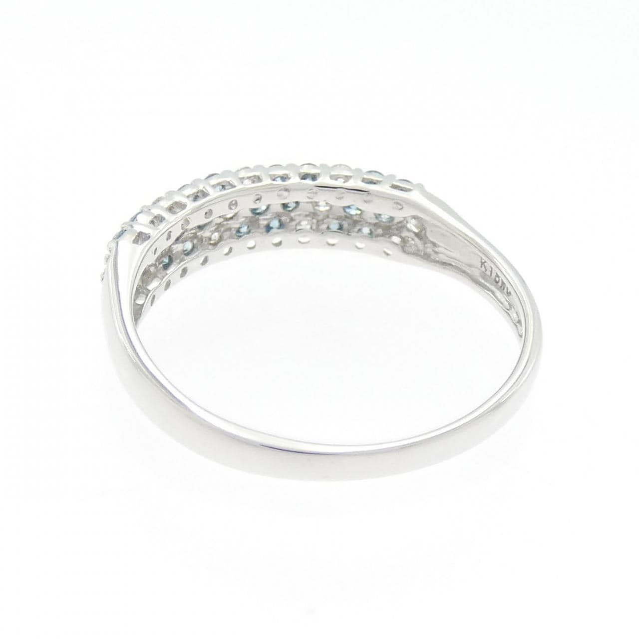 K18WG ダイヤモンド リング 0.50CT