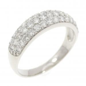 PT900 パヴェ ダイヤモンド リング 0.85CT