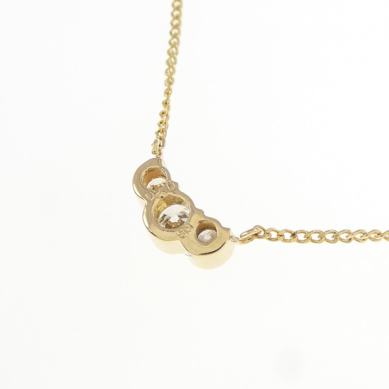 K18YG ダイヤモンド ネックレス 0.20CT