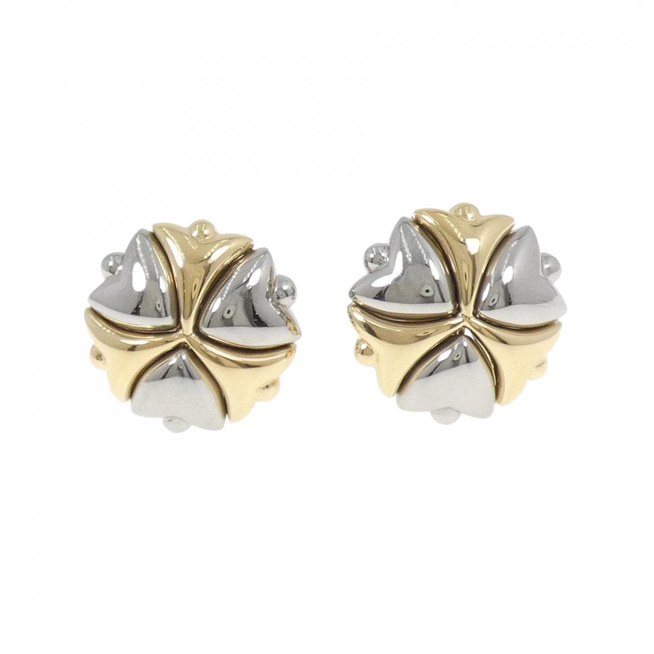 BVLGARI 750YG/ST耳夹