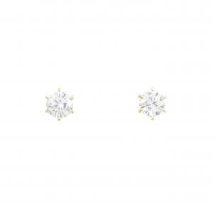 【リメイク】K18YG/ST ダイヤモンド ピアス 0.309CT 0.311CT D-E VS2 VG
