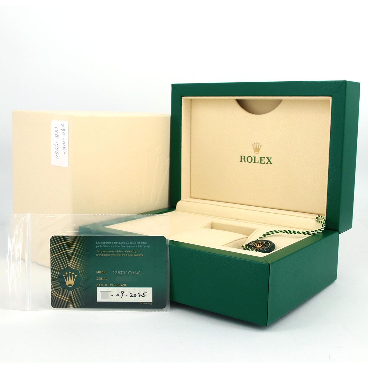 ロレックス GMTマスターⅡ 126711CHNR SSxPG 自動巻 ランダム番