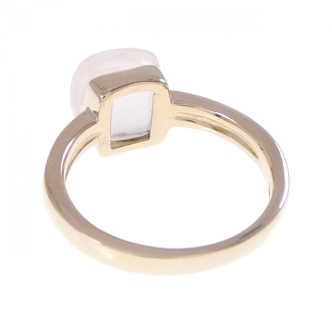 K18PG ローズクオーツ リング