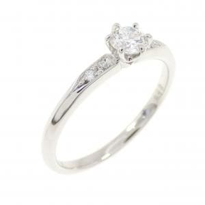 PT950 ダイヤモンド リング 0.20CT D VVS1 3EXT