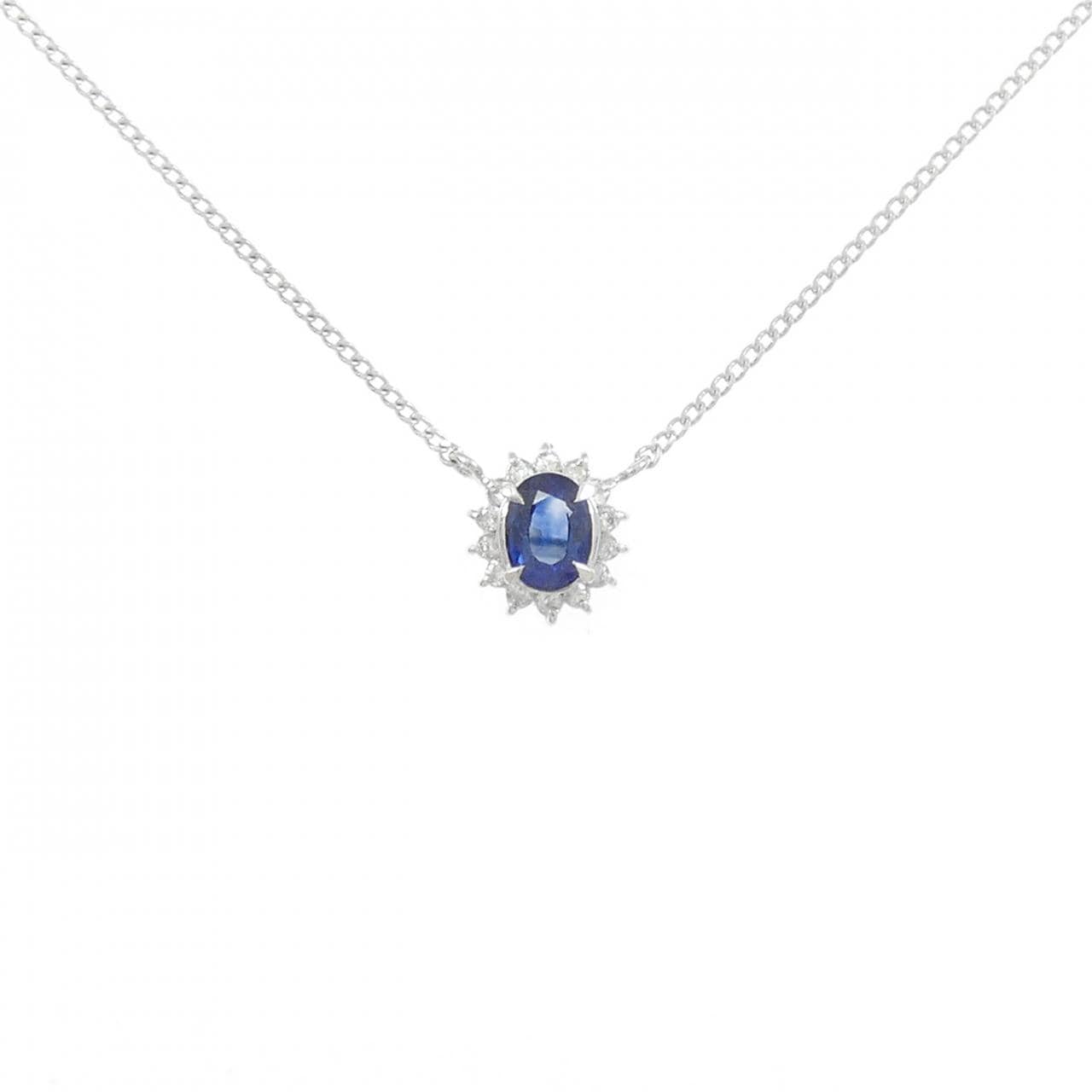 PT900/PT850 サファイヤ ネックレス 0.41CT