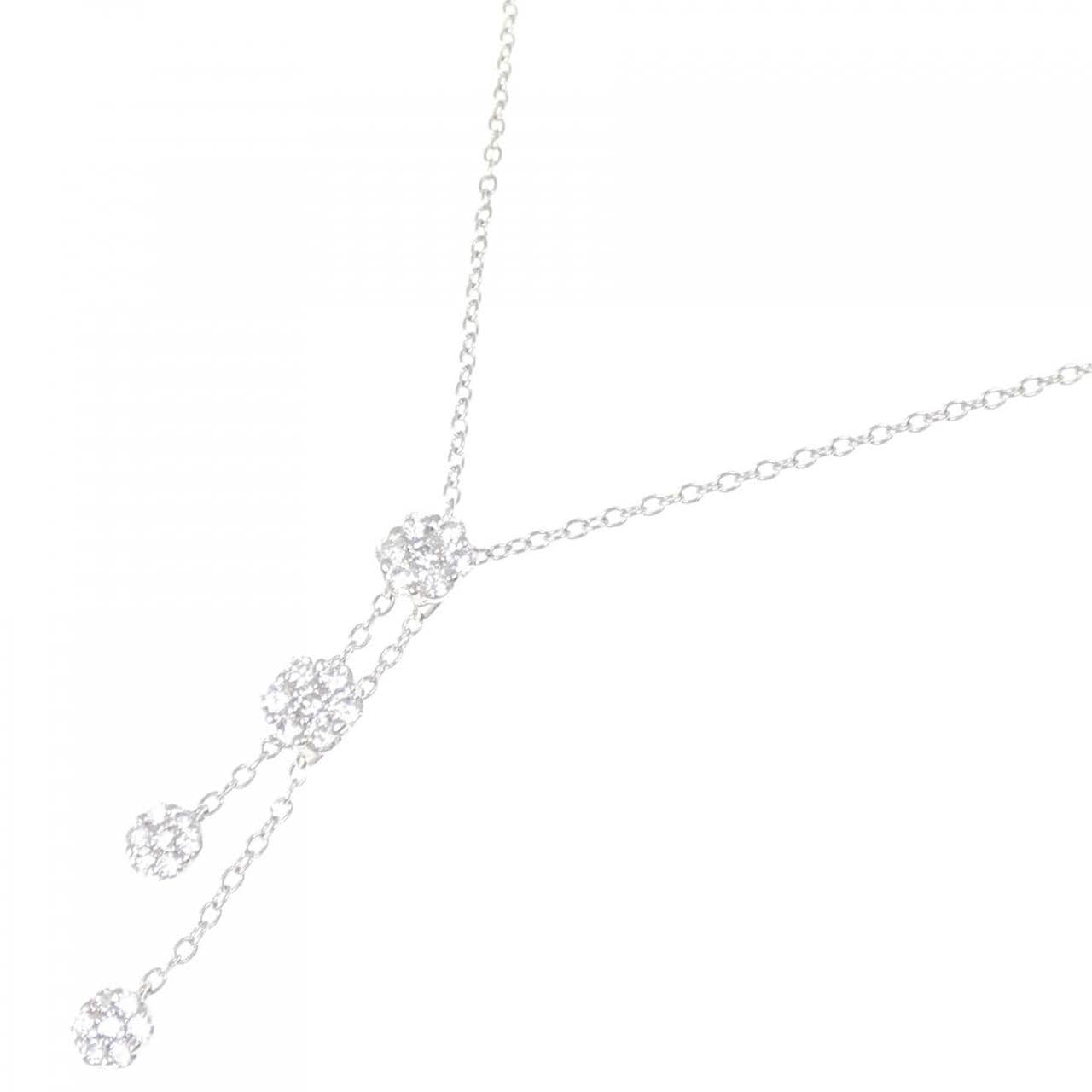 ポンテヴェキオ フラワー ネックレス 0.40CT