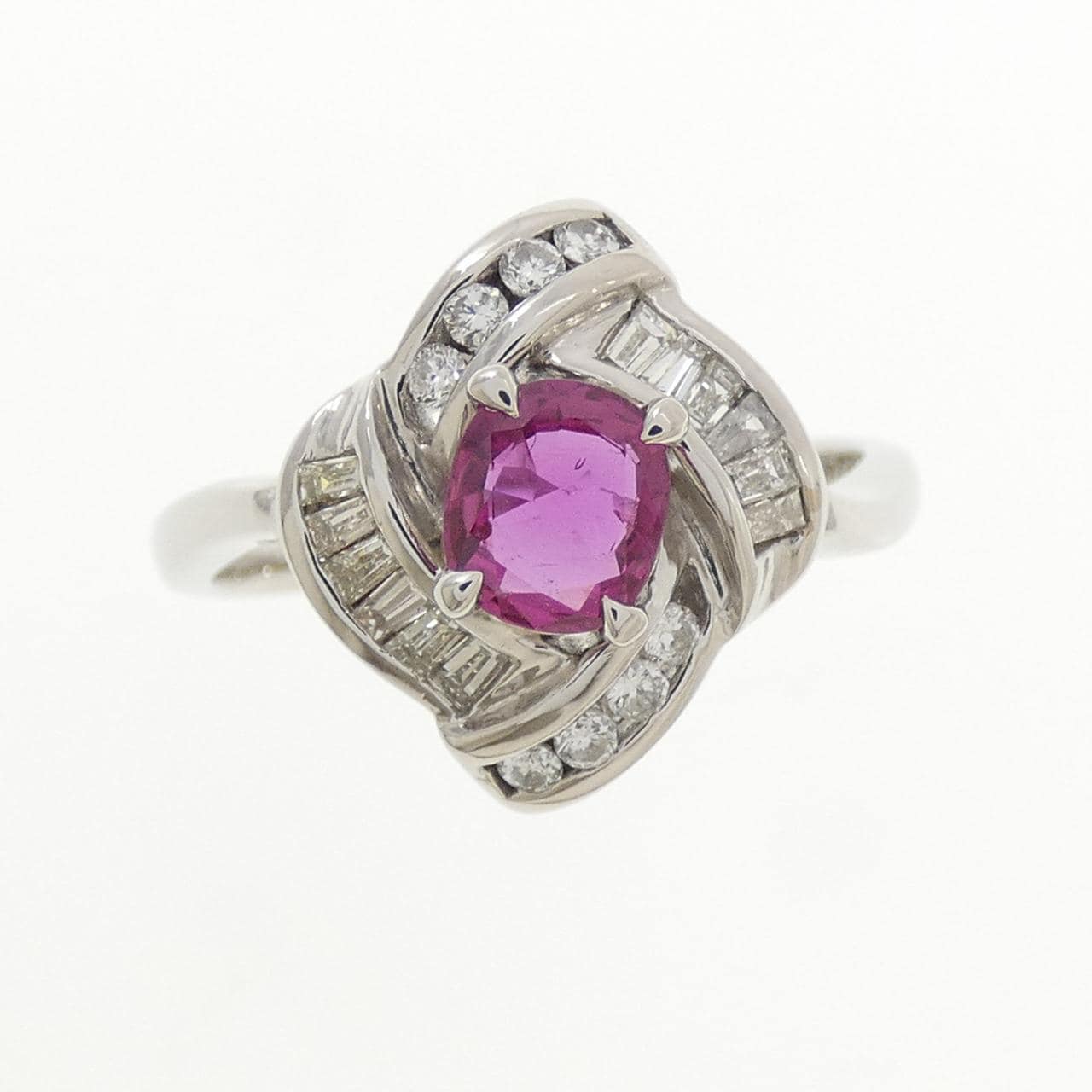 PT900 ルビー リング 0.48CT