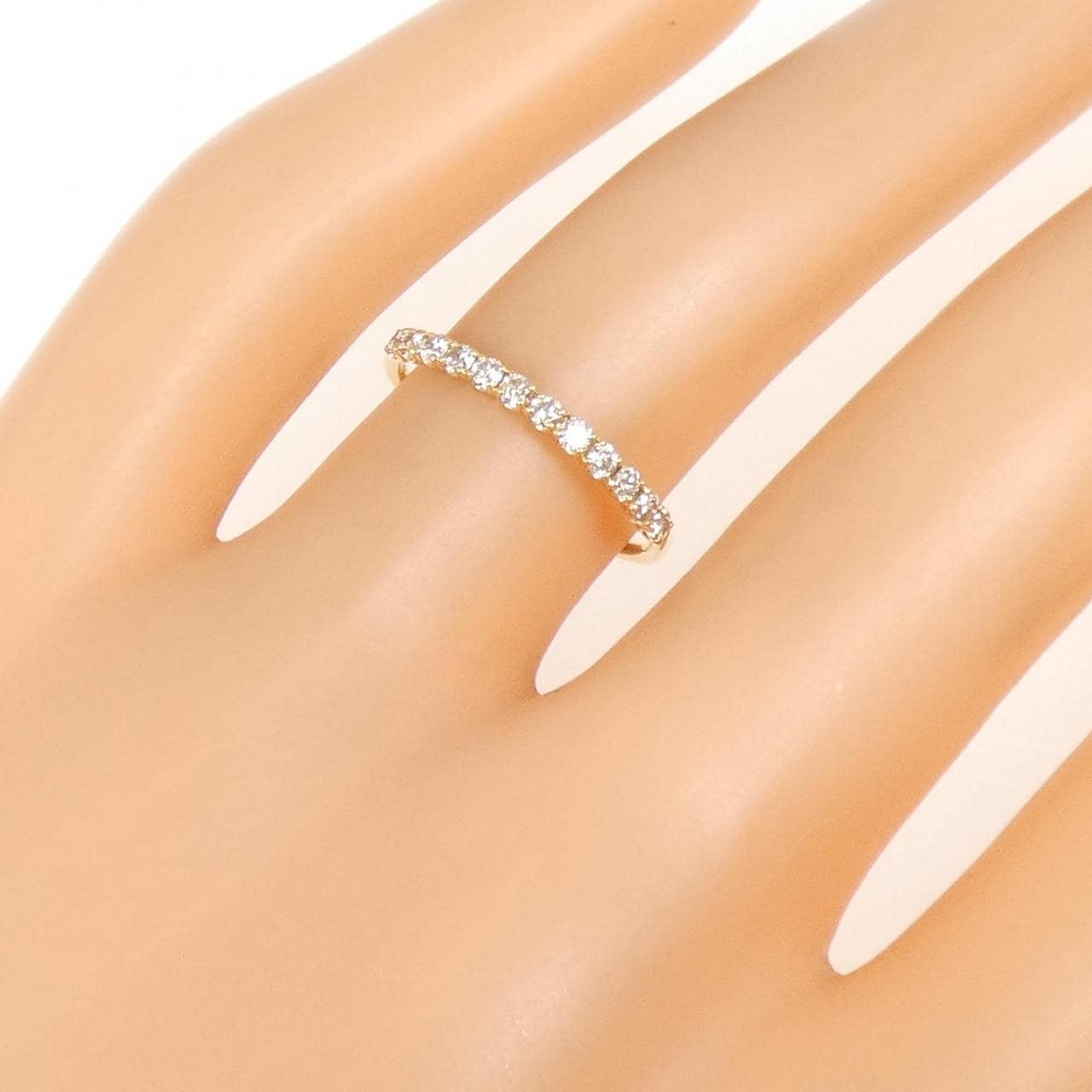 K18YG ダイヤモンド リング 0.20CT