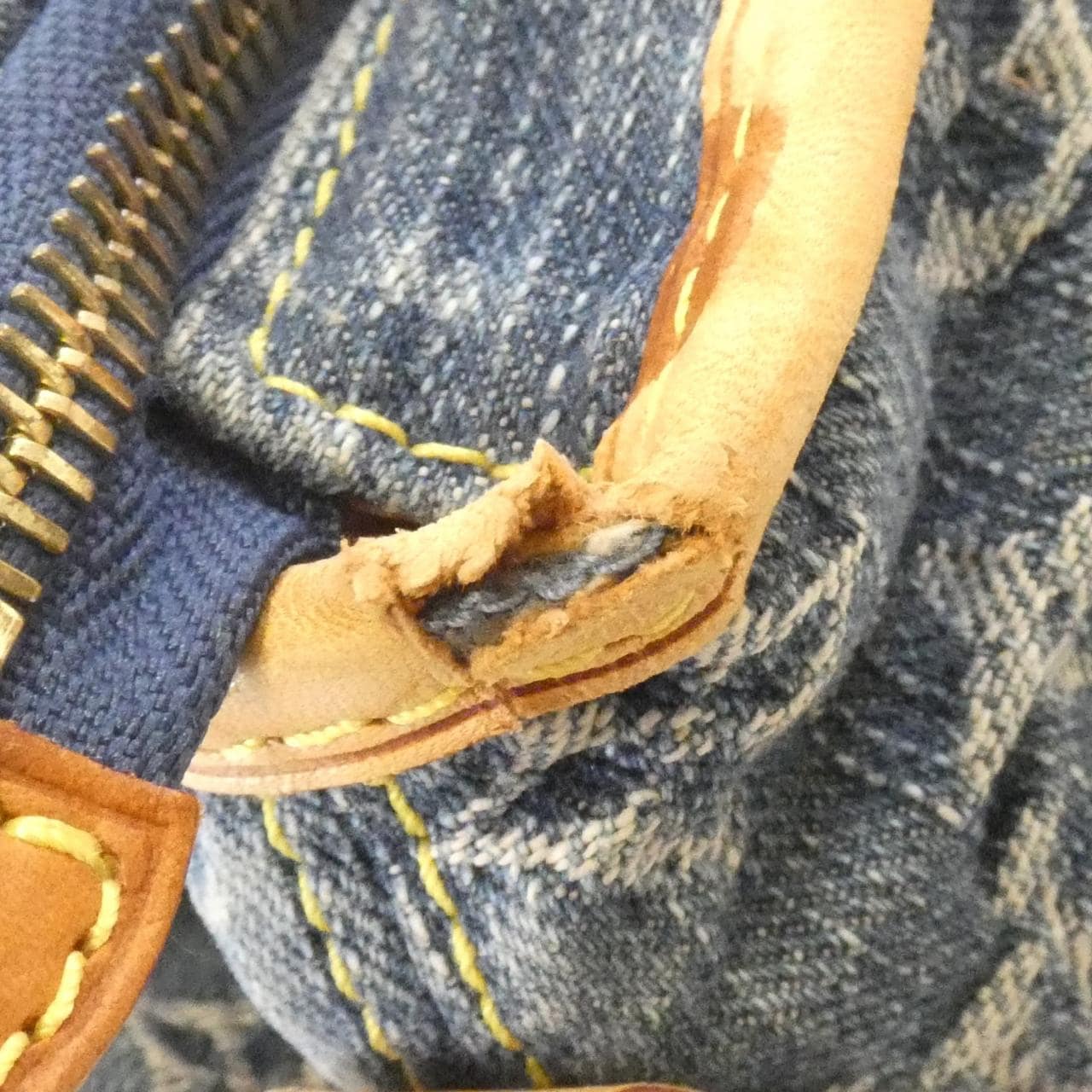 ルイヴィトン モノグラム デニム ネオカビィー MM M95349 バッグ