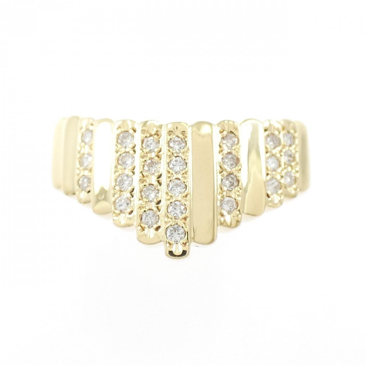 K18YG ダイヤモンド リング 0.15CT