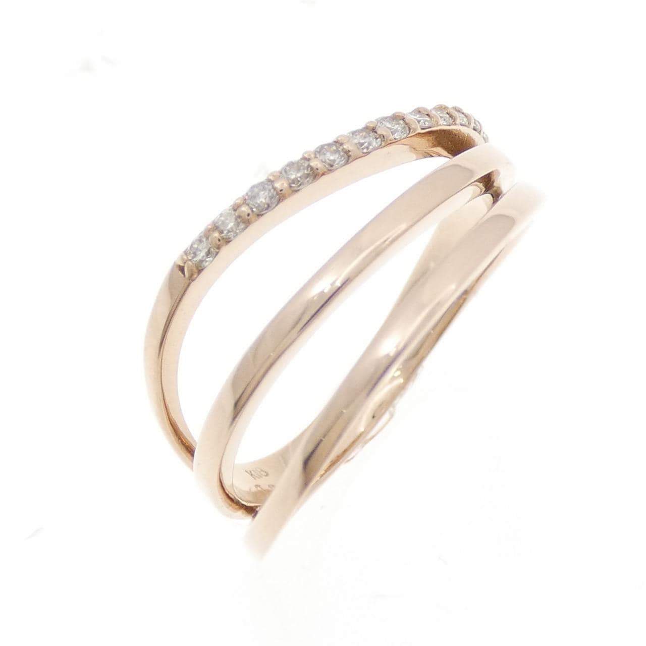 K18PG ダイヤモンド リング 0.20CT